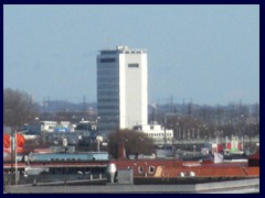 Malmö skyline from the Central station's garage 35 - Sydsvenskan's former HQ